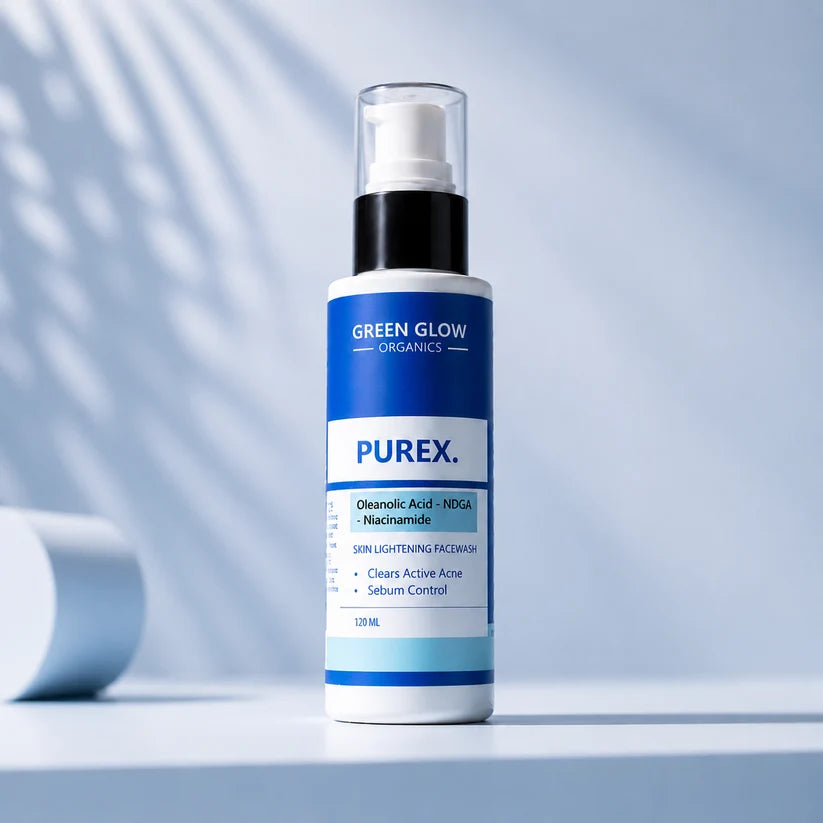 Purex Brightening Face Wash | For Dry & Acne Prone Skin | 120ml